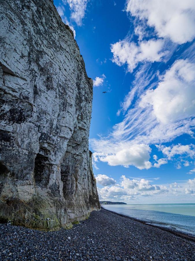 L'Horizon Bleu - Vue Panoramique & Proche Plage - Espace & Confort Dieppe Exterior foto